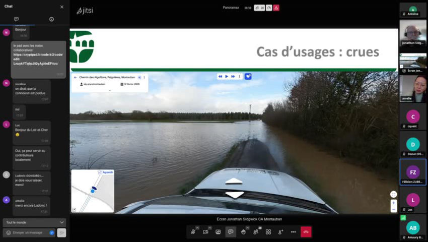 Temp d'échange Panoramax du 9 mars 2026